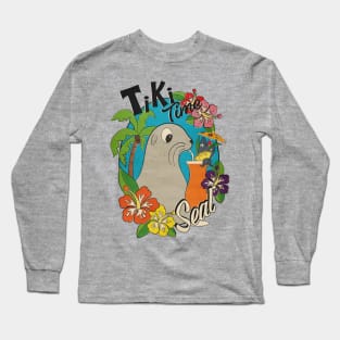 Tiki Time Seal Long Sleeve T-Shirt